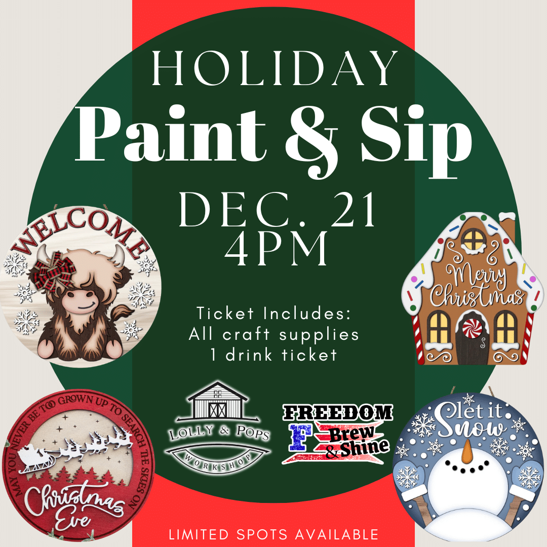 Holiday Paint & Sip